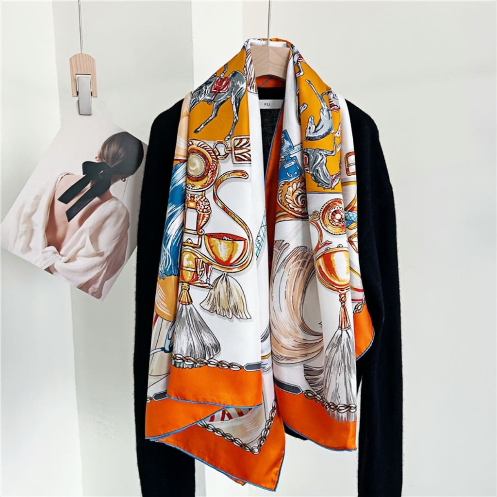 MaraSilk Pure Mulberry Silk Scarf - Square Twill MS517