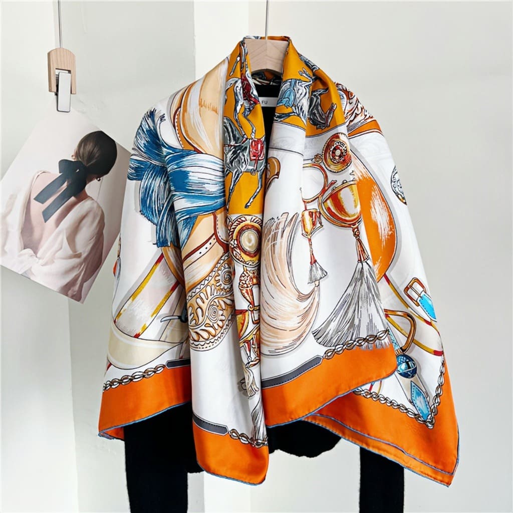 MaraSilk Pure Mulberry Silk Scarf - Square Twill MS517