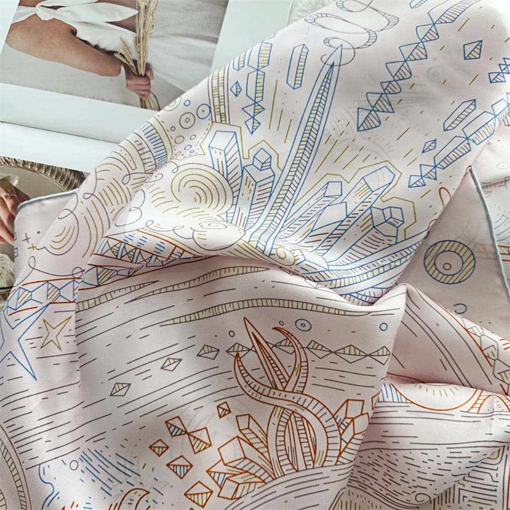 MaraSilk Pure Mulberry Silk Scarf - Square Twill MS519