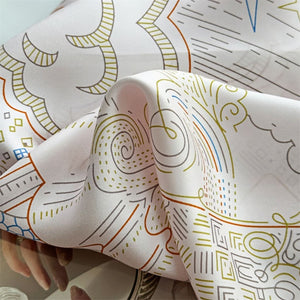 MaraSilk Pure Mulberry Silk Scarf - Square Twill MS519