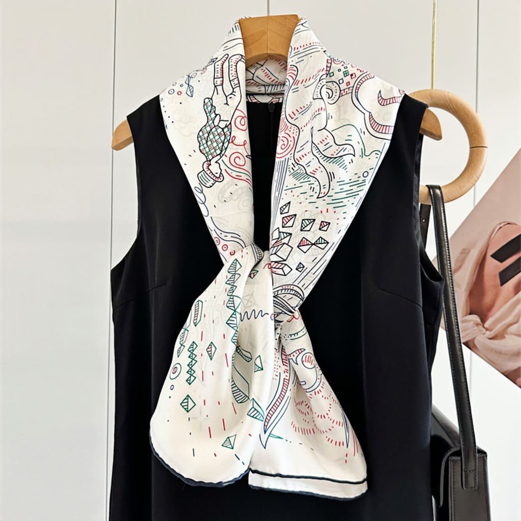 MaraSilk Pure Mulberry Silk Scarf - Square Twill MS519