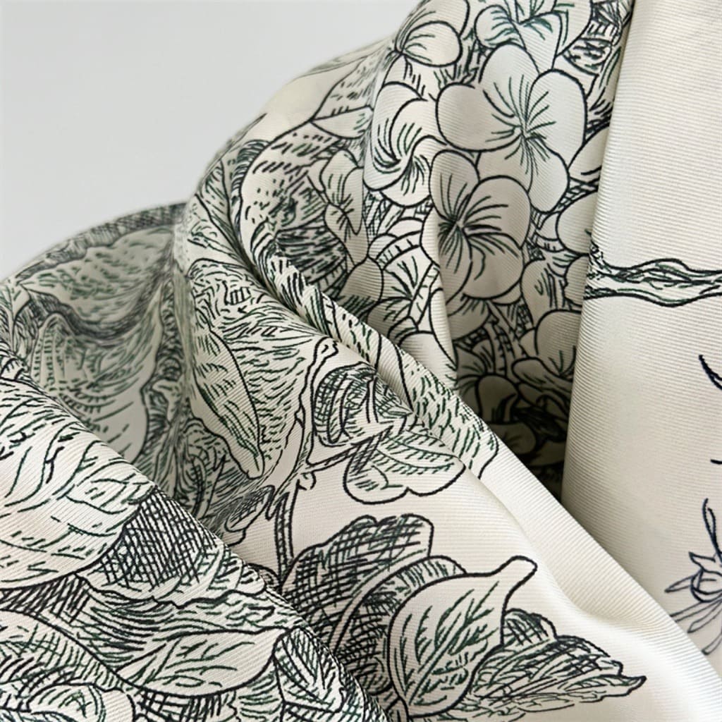 MaraSilk Pure Mulberry Silk Scarf - Square Twill MS520