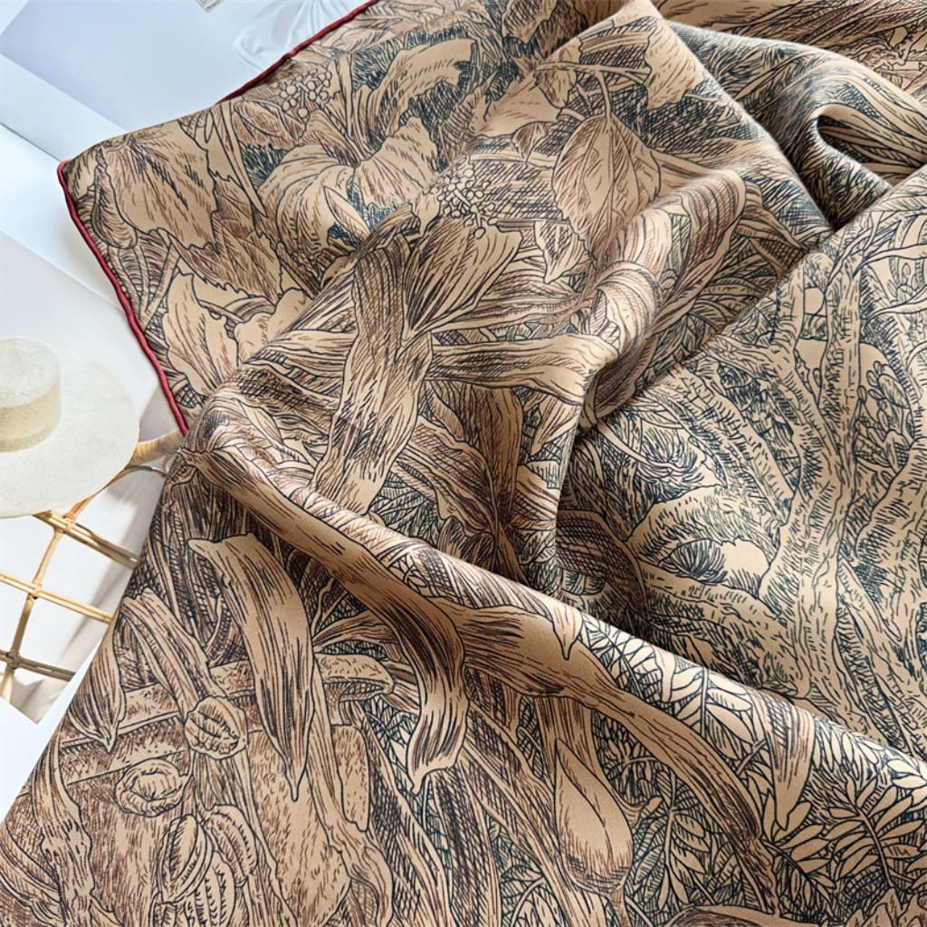 MaraSilk Pure Mulberry Silk Scarf - Square Twill MS520