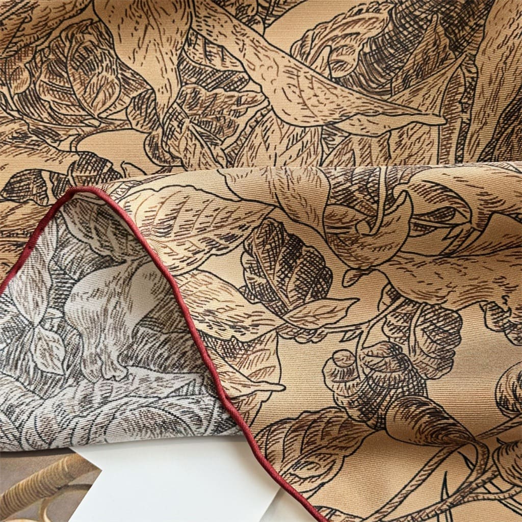 MaraSilk Pure Mulberry Silk Scarf - Square Twill MS520