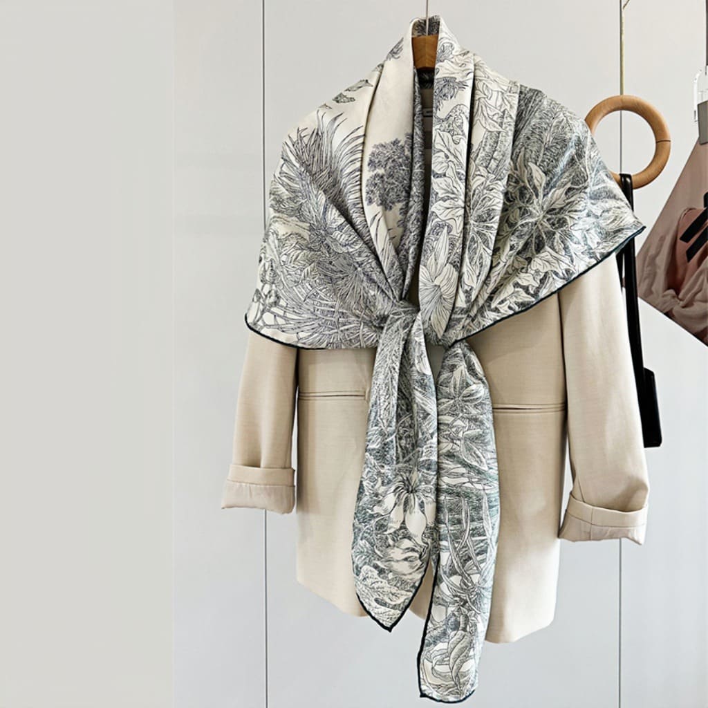 MaraSilk Pure Mulberry Silk Scarf - Square Twill MS520