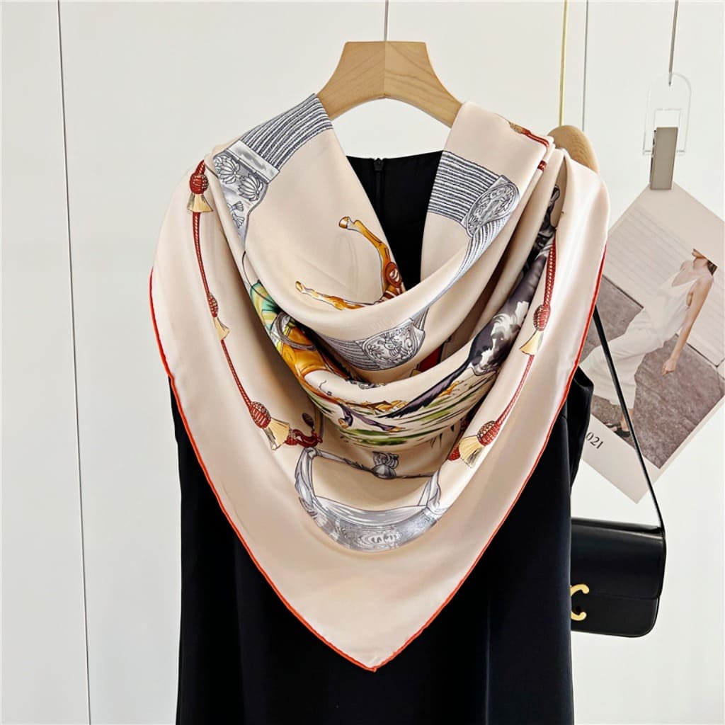 MaraSilk Pure Mulberry Silk Scarf - Square Twill MS521