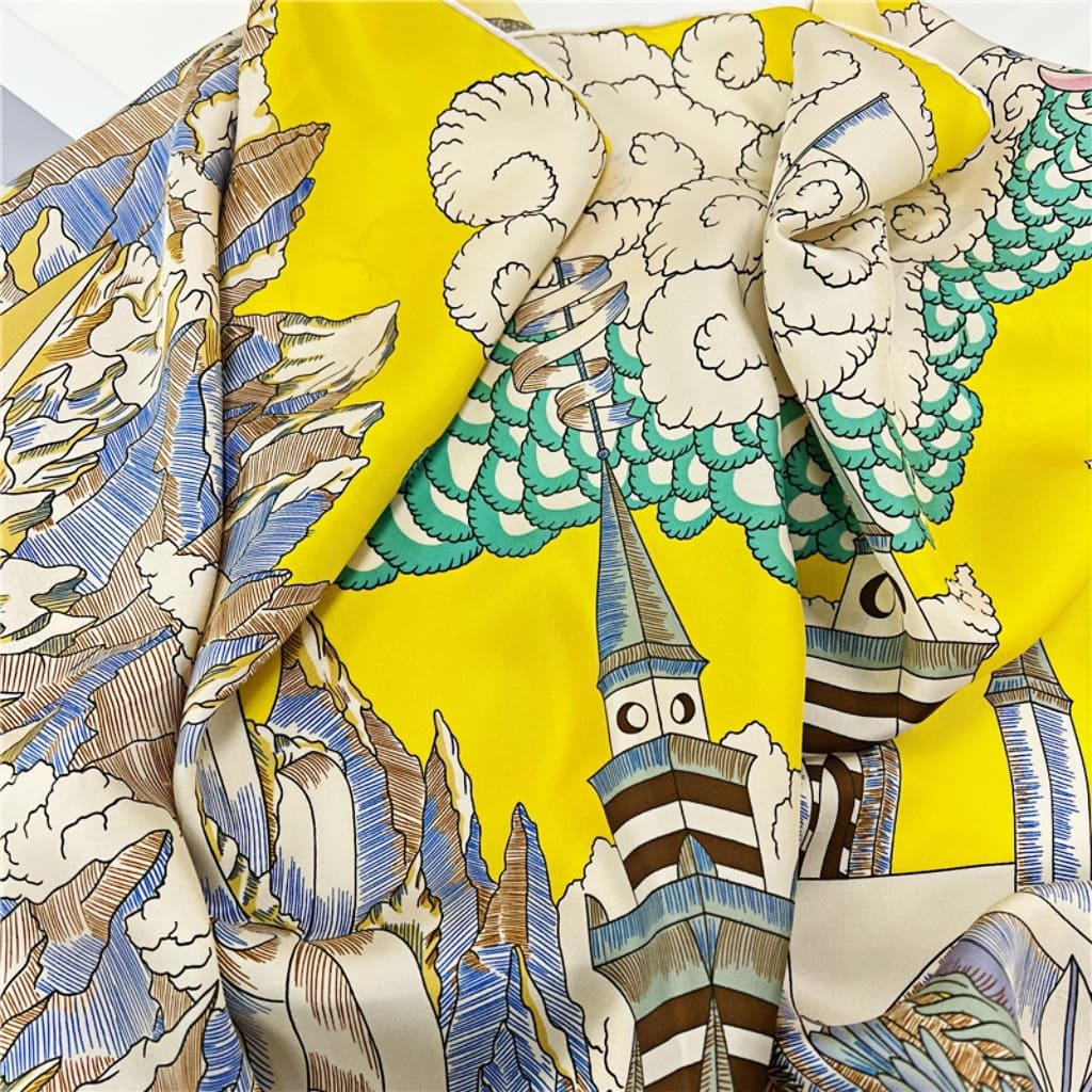 MaraSilk Pure Mulberry Silk Scarf - Square Twill MS522