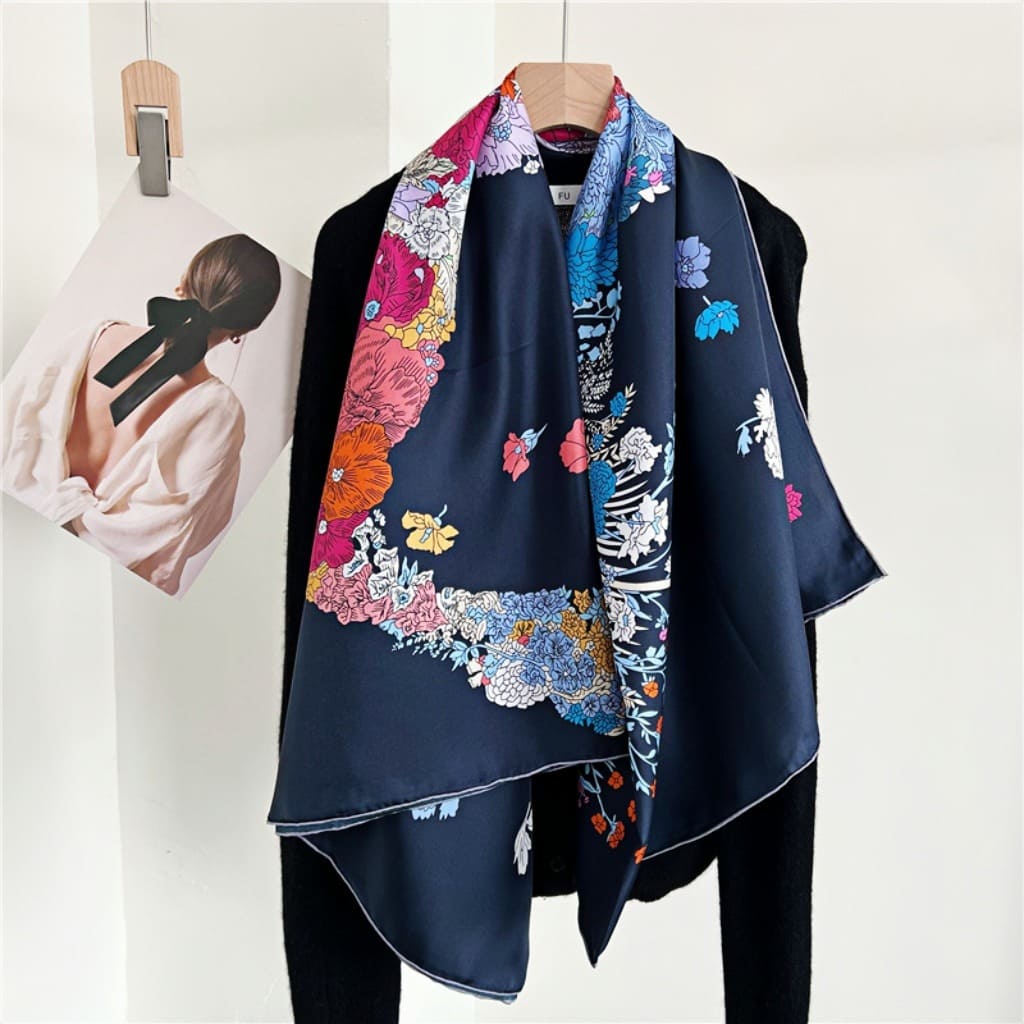 MaraSilk Pure Mulberry Silk Scarf - Square Twill MS524