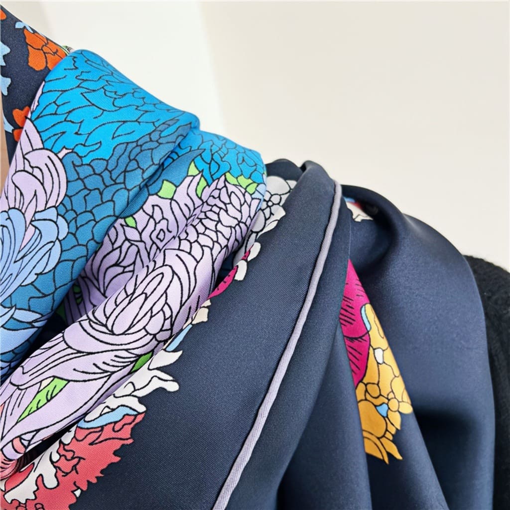 MaraSilk Pure Mulberry Silk Scarf - Square Twill MS524