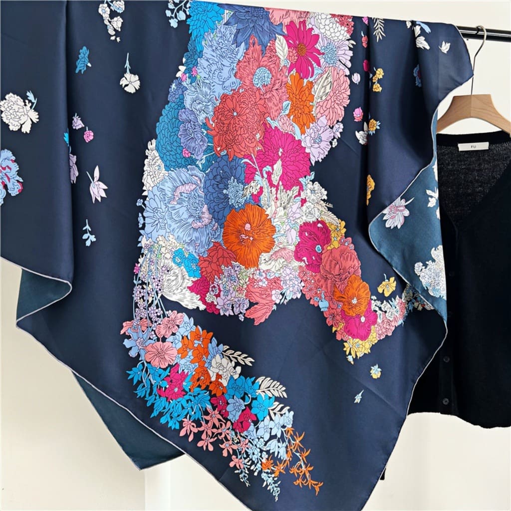 MaraSilk Pure Mulberry Silk Scarf - Square Twill MS524