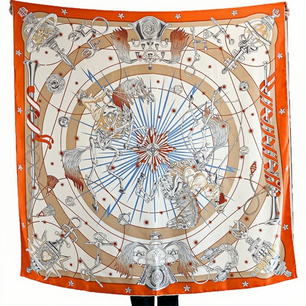 MaraSilk Pure Mulberry Silk Scarf - Square Twill MS525