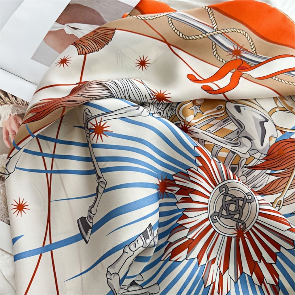 MaraSilk Pure Mulberry Silk Scarf - Square Twill MS525