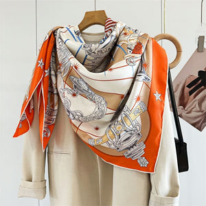 MaraSilk Pure Mulberry Silk Scarf - Square Twill MS525