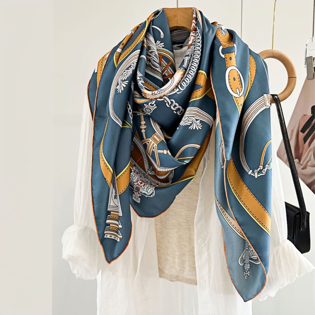 MaraSilk Pure Mulberry Silk Scarf - Square Twill MS526