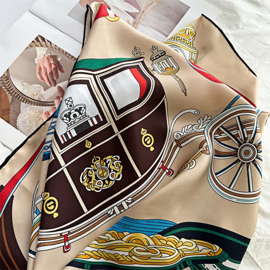 MaraSilk Pure Mulberry Silk Scarf - Square Twill MS526