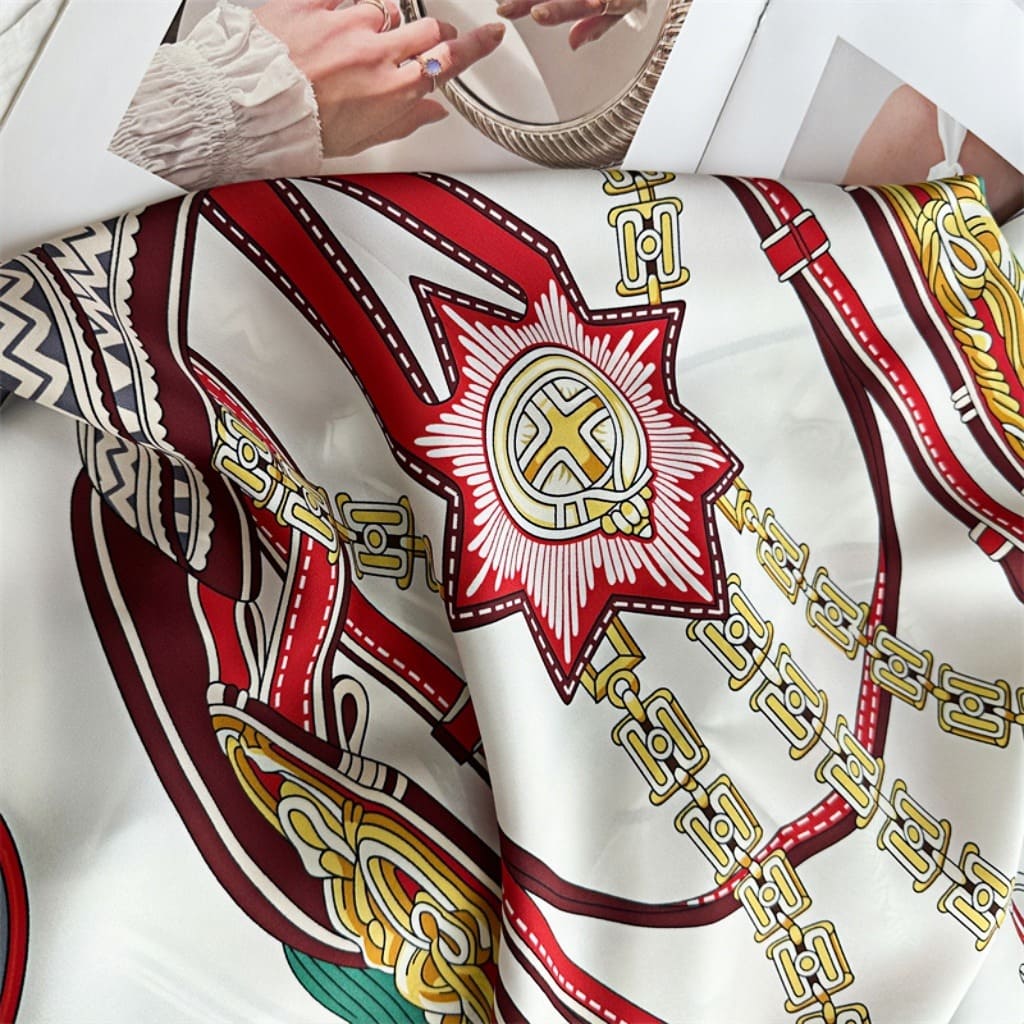 MaraSilk Pure Mulberry Silk Scarf - Square Twill MS526