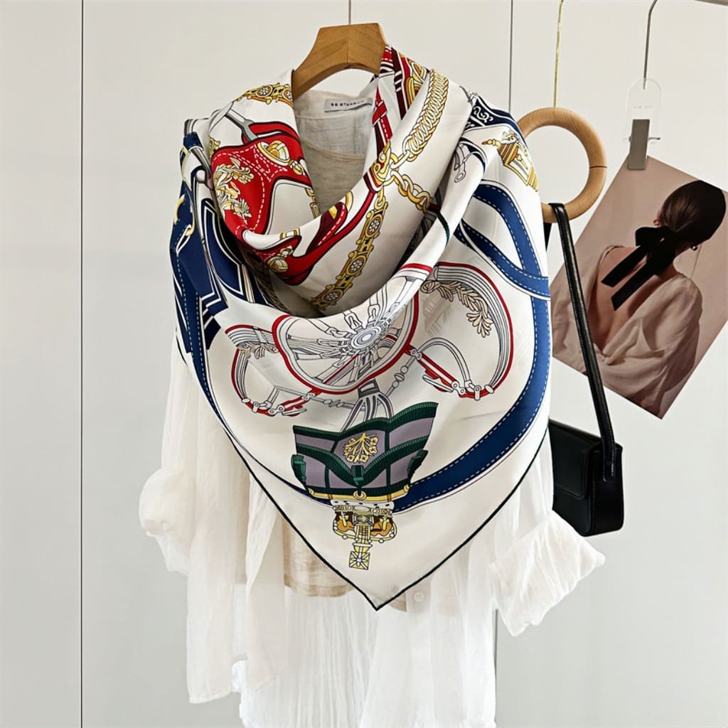 MaraSilk Pure Mulberry Silk Scarf - Square Twill MS526