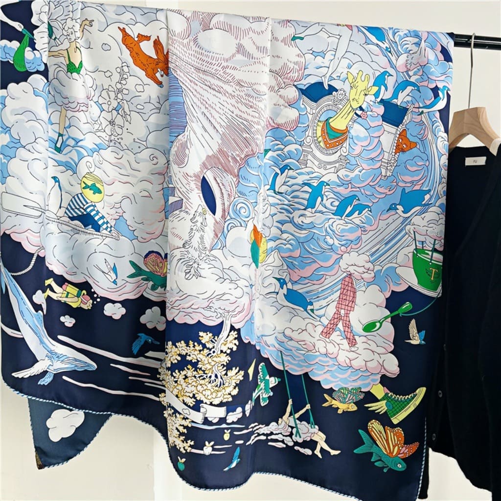 MaraSilk Pure Mulberry Silk Scarf - Square Twill MS527