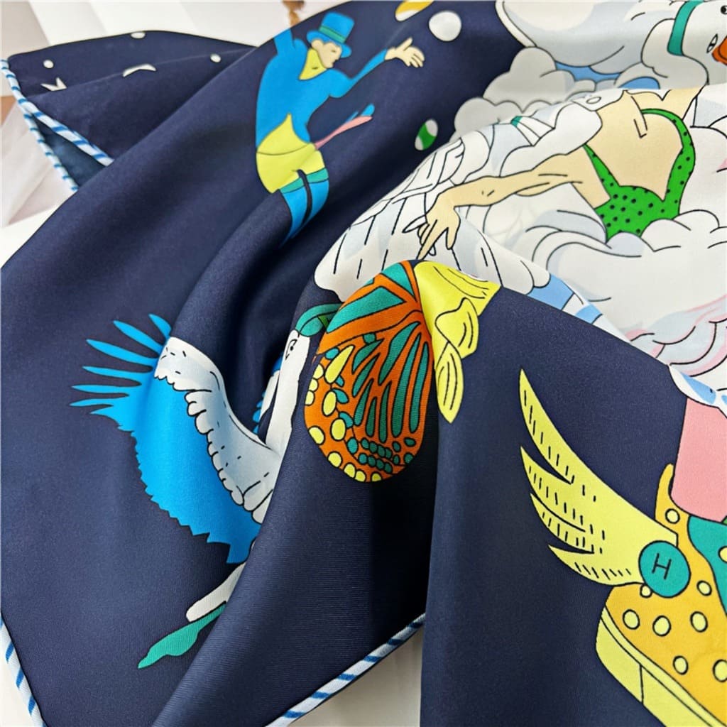 MaraSilk Pure Mulberry Silk Scarf - Square Twill MS527