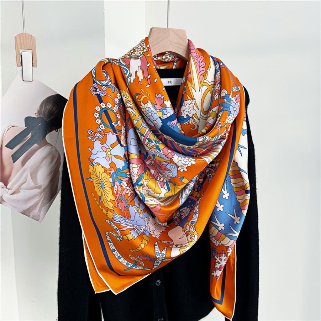 MaraSilk Pure Mulberry Silk Scarf - Square Twill MS528