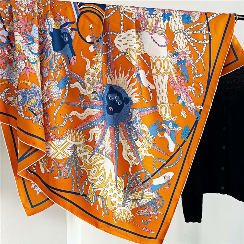 MaraSilk Pure Mulberry Silk Scarf - Square Twill MS528