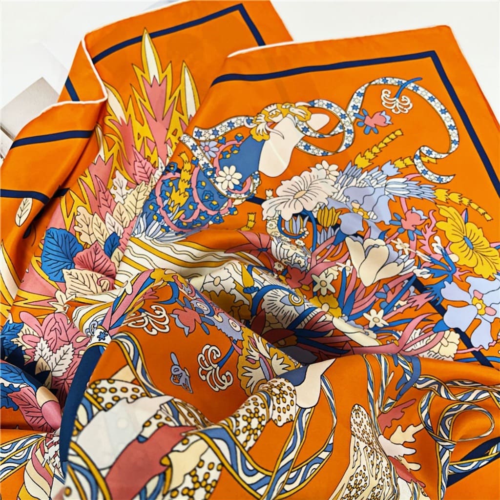 MaraSilk Pure Mulberry Silk Scarf - Square Twill MS528