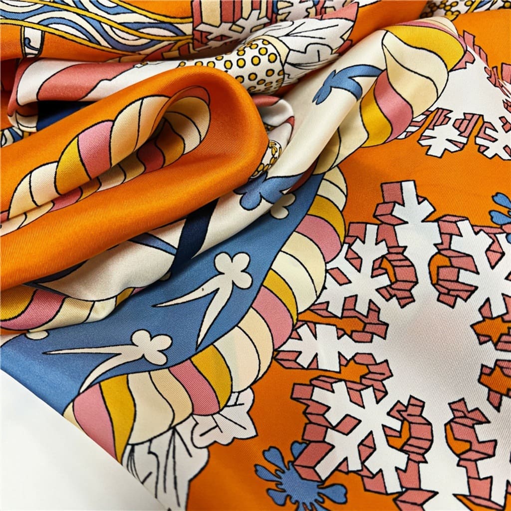 MaraSilk Pure Mulberry Silk Scarf - Square Twill MS528