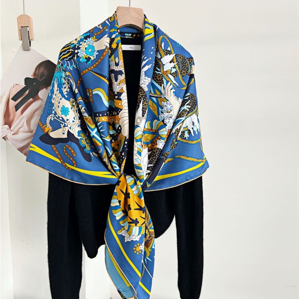 MaraSilk Pure Mulberry Silk Scarf - Square Twill MS528