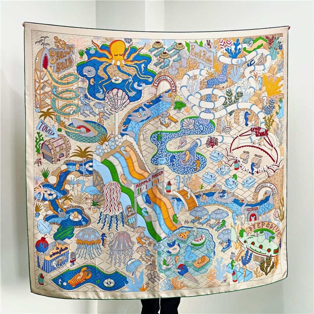 MaraSilk Pure Mulberry Silk Scarf - Square Twill MS529