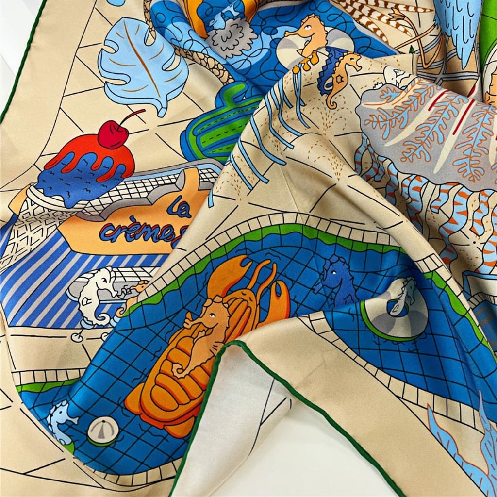 MaraSilk Pure Mulberry Silk Scarf - Square Twill MS529