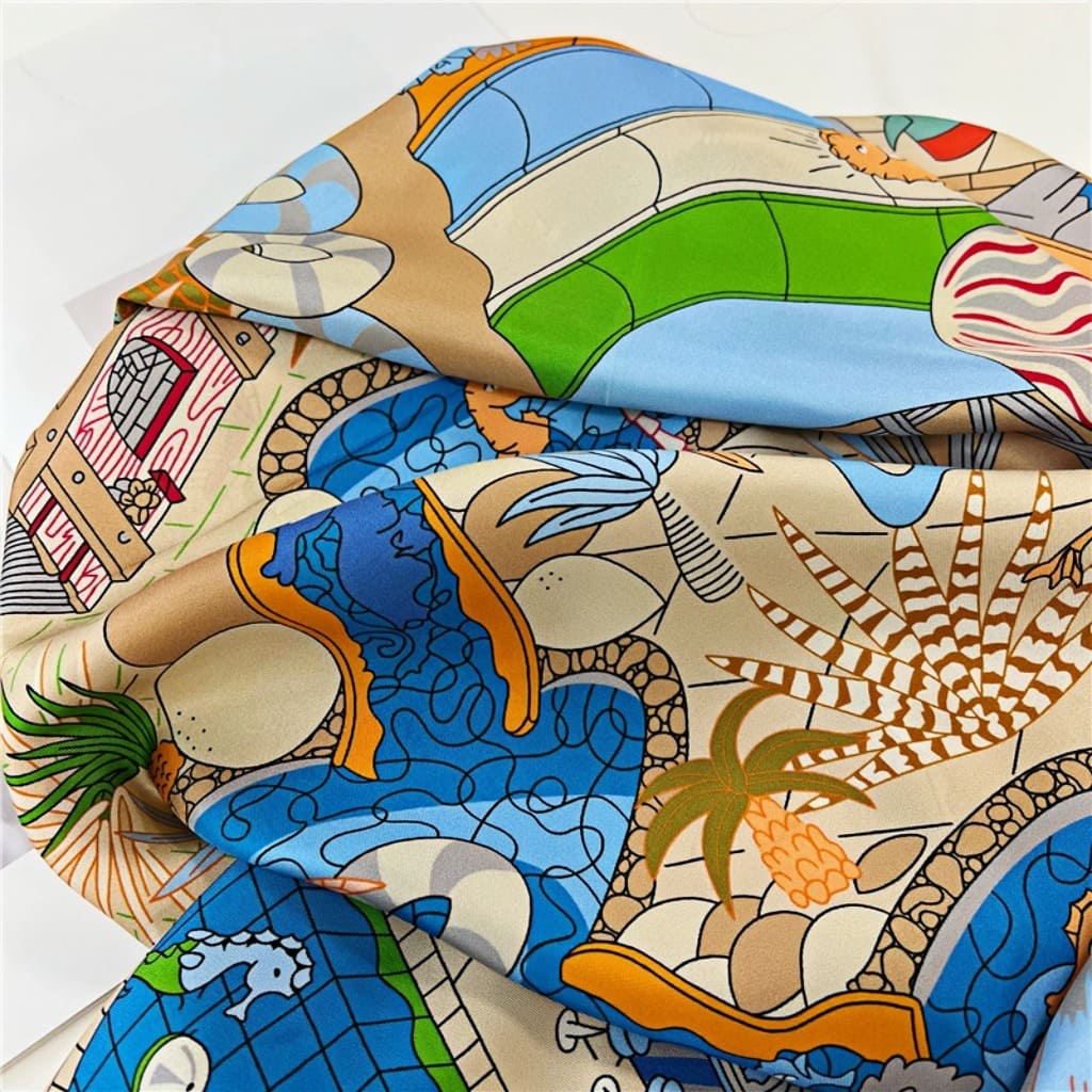 MaraSilk Pure Mulberry Silk Scarf - Square Twill MS529