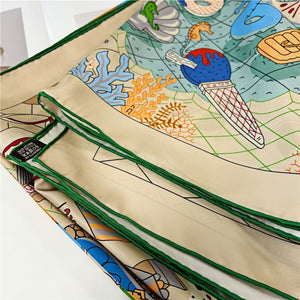 MaraSilk Pure Mulberry Silk Scarf - Square Twill MS529