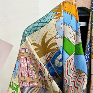 MaraSilk Pure Mulberry Silk Scarf - Square Twill MS529