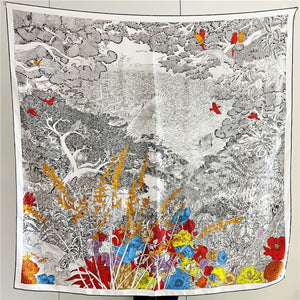 MaraSilk Pure Mulberry Silk Scarf - Square Twill MS531 53" x 53" MS53101