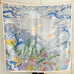 MaraSilk Pure Mulberry Silk Scarf - Square Twill MS531 53" x 53" MS53102