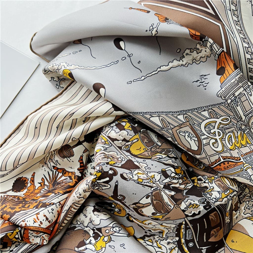 MaraSilk Pure Mulberry Silk Scarf - Square Twill MS533