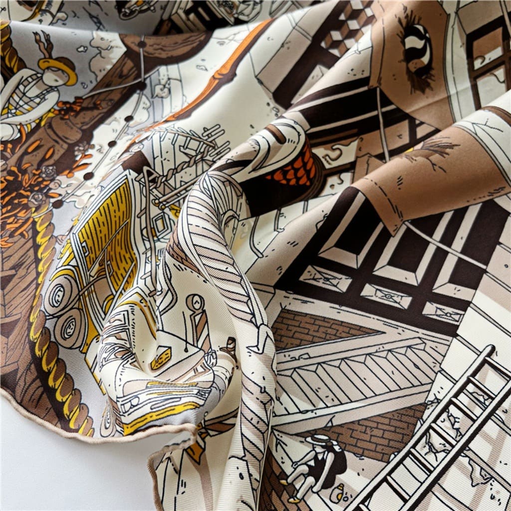 MaraSilk Pure Mulberry Silk Scarf - Square Twill MS533