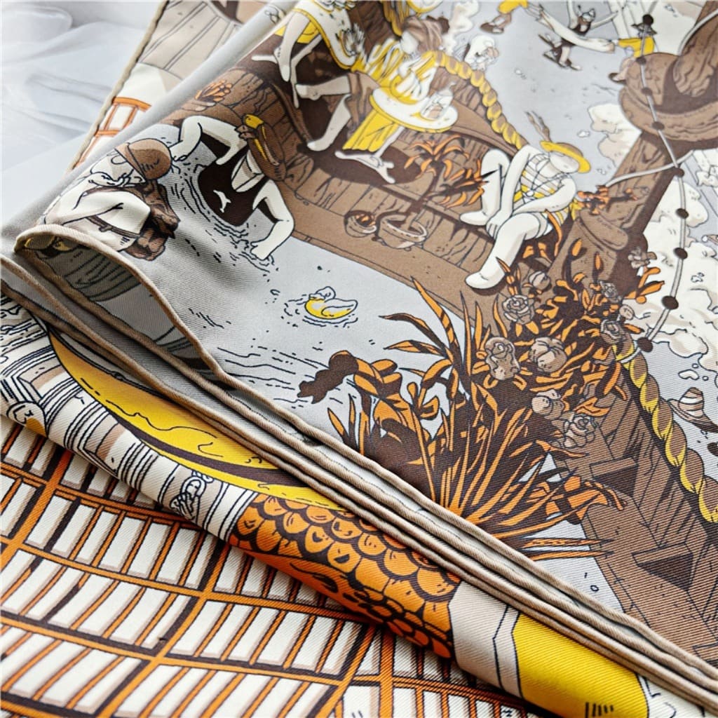 MaraSilk Pure Mulberry Silk Scarf - Square Twill MS533