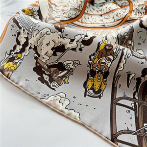 MaraSilk Pure Mulberry Silk Scarf - Square Twill MS533