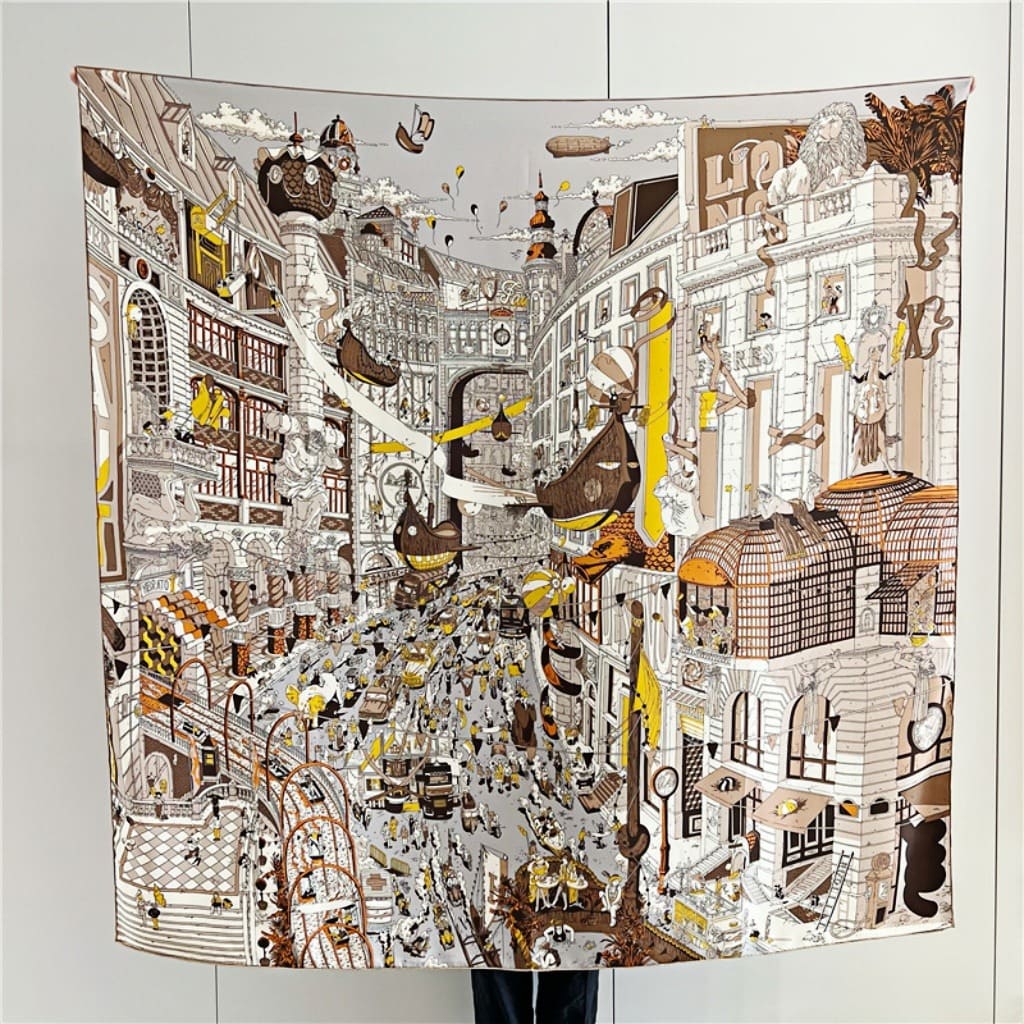 MaraSilk Pure Mulberry Silk Scarf - Square Twill MS533