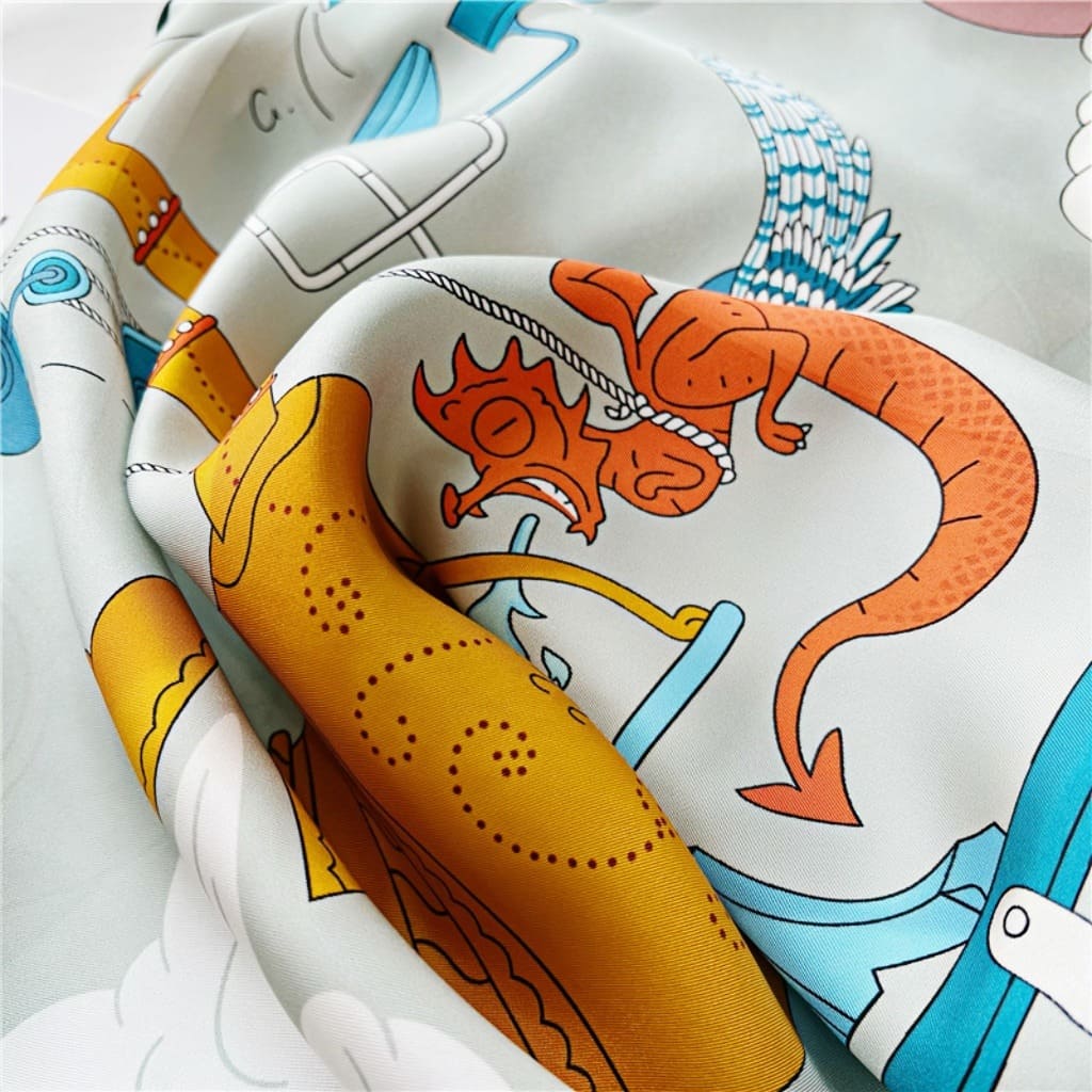 MaraSilk Pure Mulberry Silk Scarf - Square Twill MS534