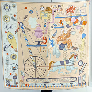 MaraSilk Pure Mulberry Silk Scarf - Square Twill MS534 53" x 53" MS53403