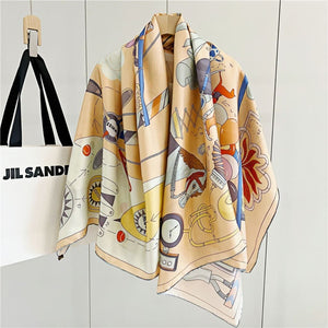 MaraSilk Pure Mulberry Silk Scarf - Square Twill MS534