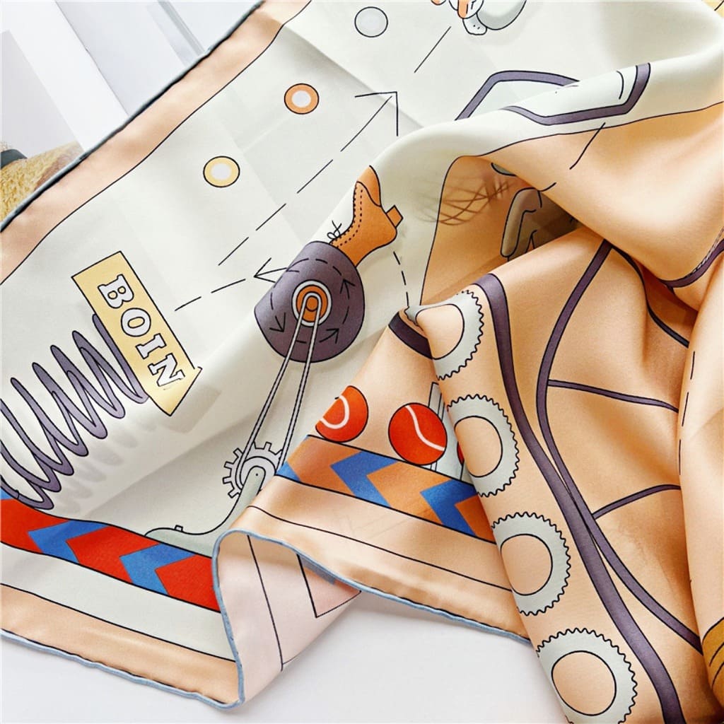 MaraSilk Pure Mulberry Silk Scarf - Square Twill MS534