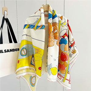 MaraSilk Pure Mulberry Silk Scarf - Square Twill MS534