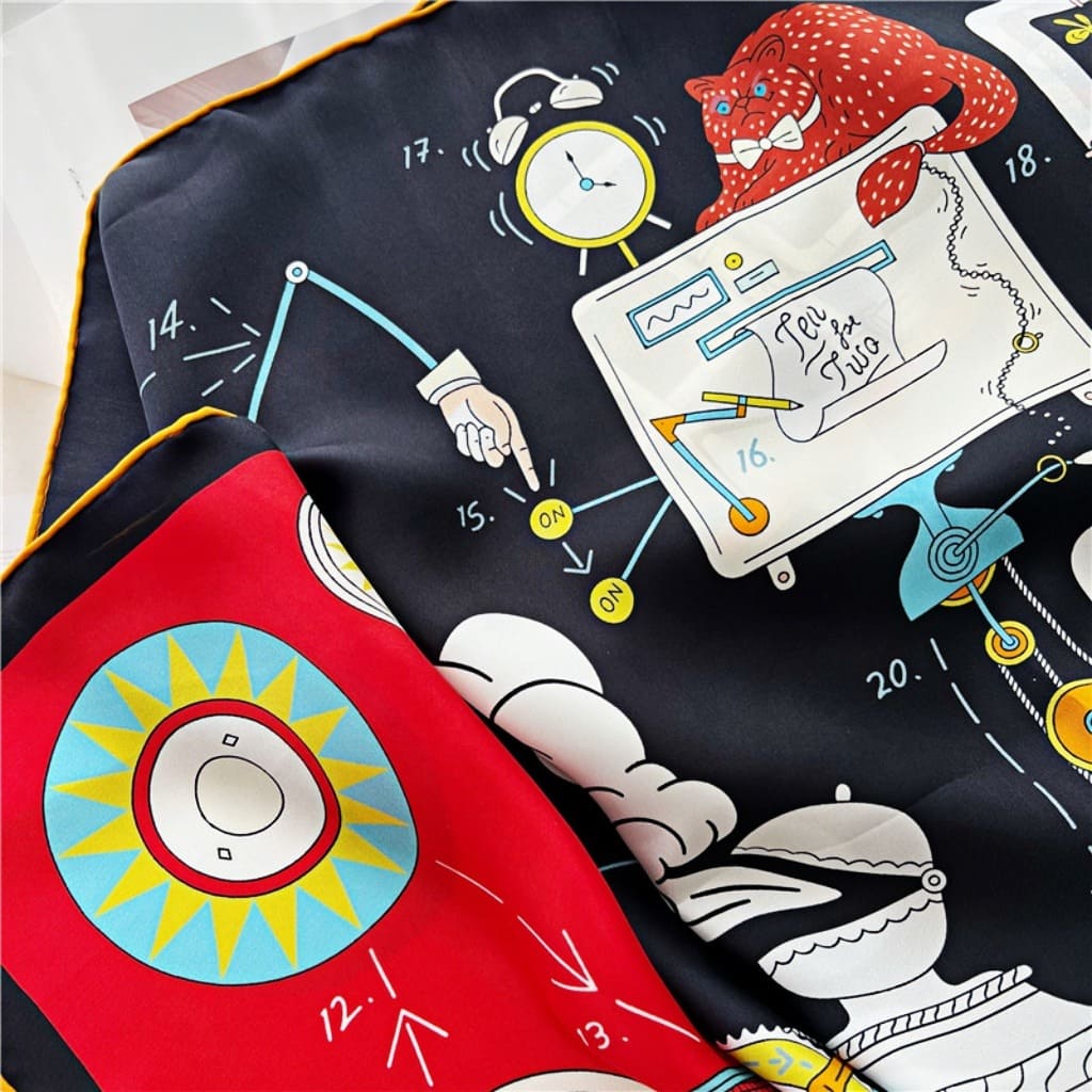 MaraSilk Pure Mulberry Silk Scarf - Square Twill MS534