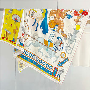 MaraSilk Pure Mulberry Silk Scarf - Square Twill MS534