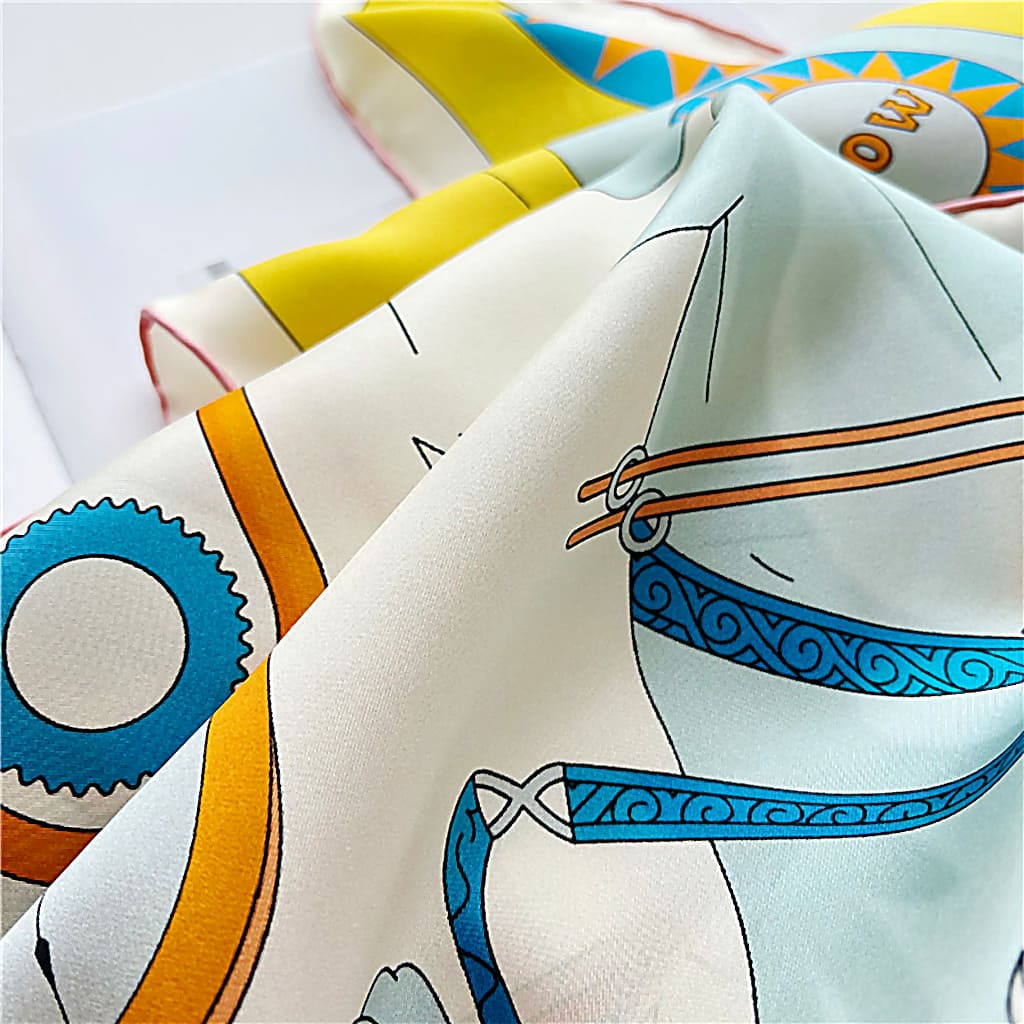 MaraSilk Pure Mulberry Silk Scarf - Square Twill MS534