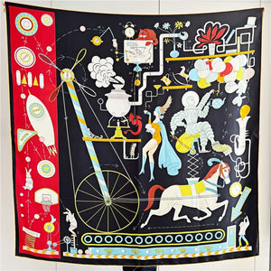 MaraSilk Pure Mulberry Silk Scarf - Square Twill MS534 53" x 53" MS53401