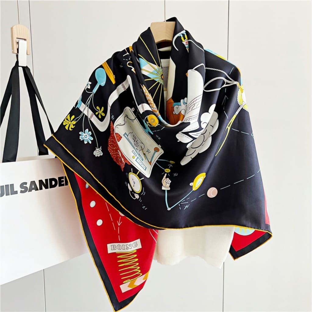 MaraSilk Pure Mulberry Silk Scarf - Square Twill MS534